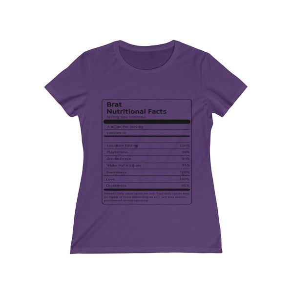 Brat Facts Tee-T-Shirt-Scarlett Fever.