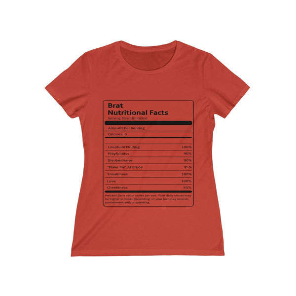 Brat Facts Tee-T-Shirt-Scarlett Fever.